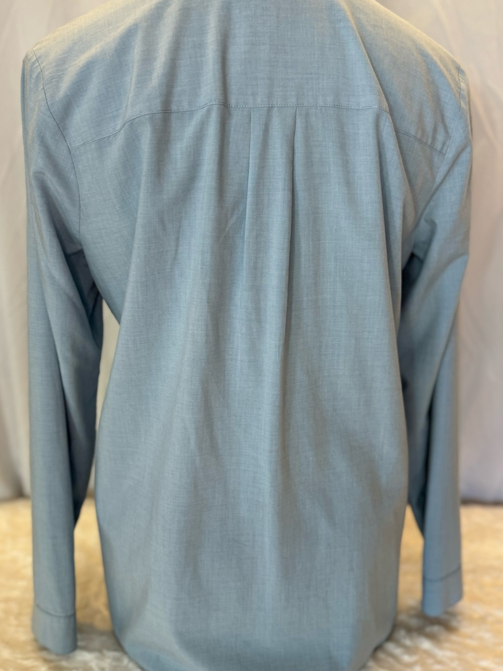 J.Jill Blue Button-Up Rayon Blend Shirt in Size Large, NWOT - Picture 7 of 13